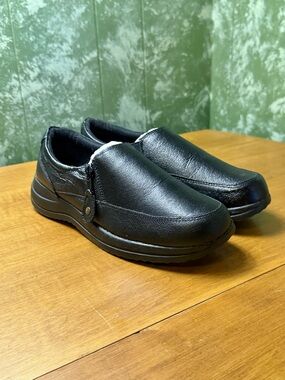 New Dr. Scholl's Women's Double Air-Pillo slip-on loafers in black Size 7.5